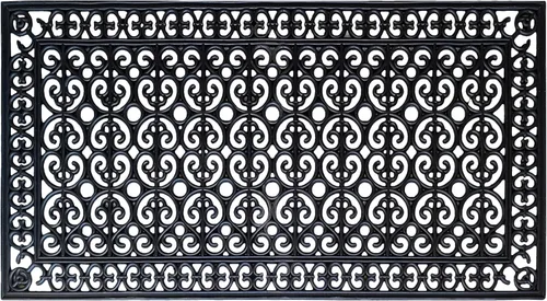 Vista 14 de A1 Home Collections - Alfombra grande para puerta, de goma natural, 24”x57”, ideal para entrada, limpia zapatos de suciedad y mugre, alfombra