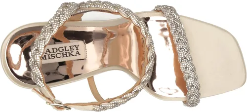 Vista 5 de Badgley Mischka Sandalia de tacón de hinojo para mujer
