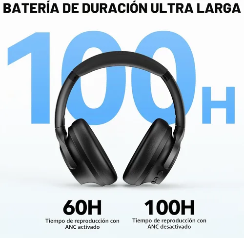Vista 5 de Auriculares híbridos con cancelación activa de ruido 1Mii Y8+ para avión