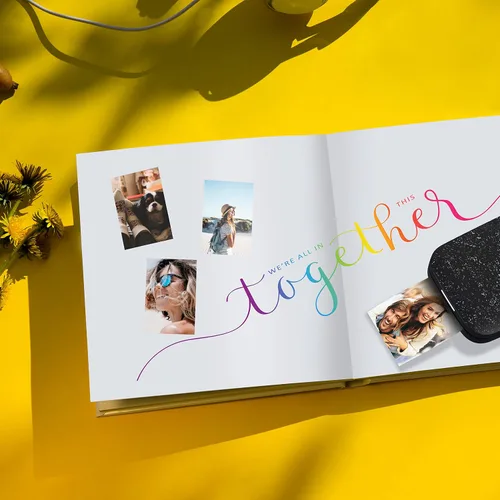 Vista 5 de HP Sprocket - Papel fotográfico adhesivo Zink de 2 x 3 pulgadas (20 hojas) compatible con impresoras fotográficas HP Sprocket.