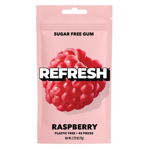 Vista 14 de Refresh Gum Peppermint, goma de mascar de xilitol natural sin azúcar, 45
