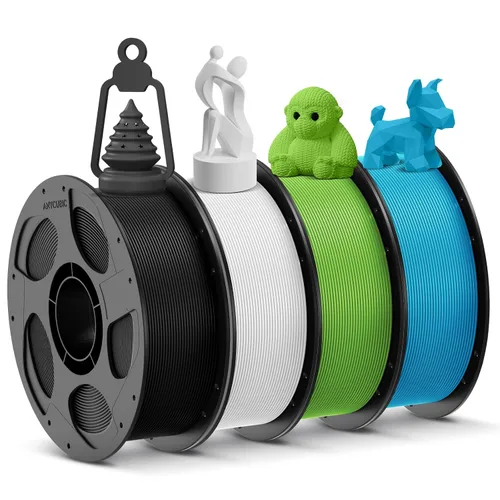 Vista 20 de ANYCUBIC - Filamento PLA para impresora 3D de 1.75 mm (1/16 pulgadas), RFID, precisión dimensional de +/- 0.02 mm, bobina de 2.2 libras), color 0.2