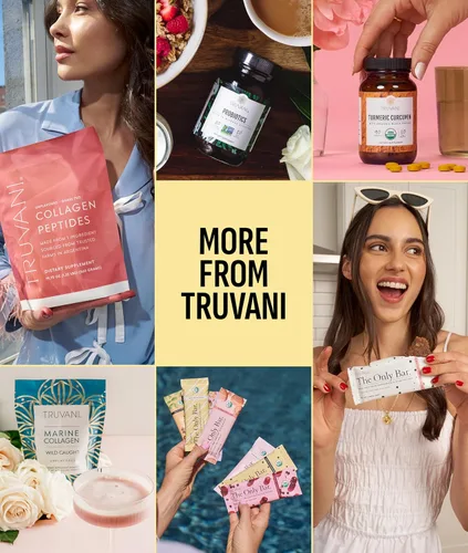 Vista 8 de Truvani - Proteína en polvo de guisantes vegana Banana Canela 20 g de proteína vegetal orgánica 10 porciones Keto Sin gluten ni lácteos
