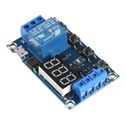 Vista 6 de 4pcs DC 6-30V Relé temporizador programable Relay Relay Module Activador Ciclo Retraso Temporizador Interruptor Encendido/Apagado Módulo de relé
