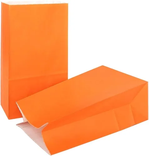 Vista 11 de Bolsas de papel negras mini KEYYOOMY, bolsas negras de fiesta para regalos, pequeña bolsa de papel para favores de fiesta, bolsa de papel
