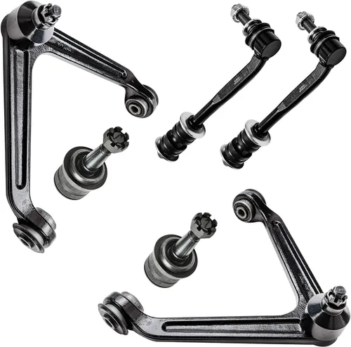 Vista 46 de Detroit Axle - Kit de extremo delantero para Chrysler 300 Dodge Charger 2011-2023 Challenger, 2 Lower Rearward Control Arms 2 Outer Tie Rods 2