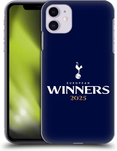 Vista 25 de Head Case Designs Funda rígida con licencia oficial del Tottenham Hotspur F.C. Blue 2025 European Winners compatible con Apple iPhone 7/8/SE 2020