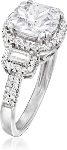 Vista 3 de Ross-Simons 3.00 ct. t.w. CZ Ring in Sterling Silver