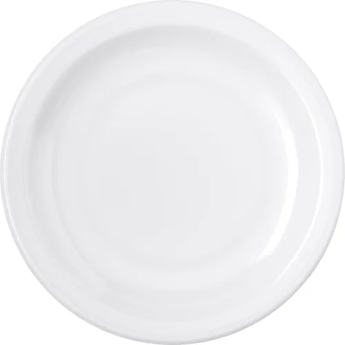 Vista 2 de Carlisle FoodService Products Dallas Ware - Plato de plástico reutilizable para aperitivos con borde para bufés, hogar y restaurantes, melamina, 5.5
