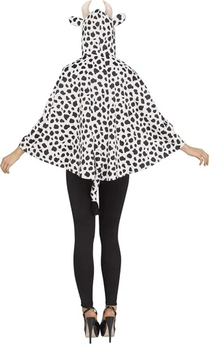 Vista 3 de Fun World - Poncho con capucha para adulto