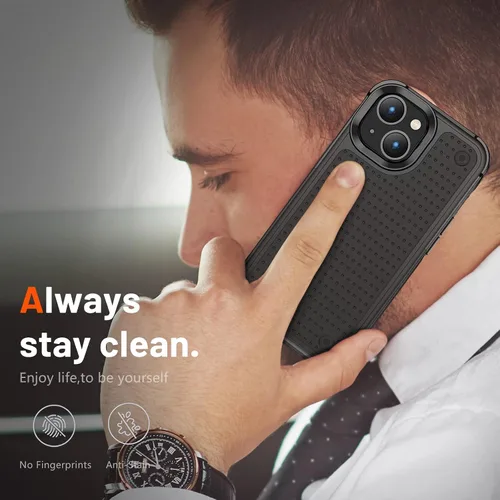 Vista 8 de Funda diseñada para iPhone 14, iPhone 13, 2 en 1, regalo de grado militar, resistente a caídas, resistente a prueba de golpes, para iPhone 14, funda