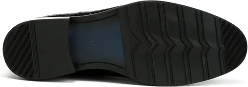 Vista 5 de MDGBSIS Botas Chelsea para hombre, botas de vestir de cuero para hombre, botas vaqueras casuales Chukka tobillo Chelsea