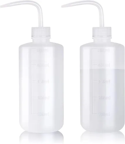 Vista 14 de Melphoe Exprimidor de botellas de lavado de tatuajes, 2 botellas de agua de 5.1 fl oz para riego de suculentas, herramientas de riego de enjuague