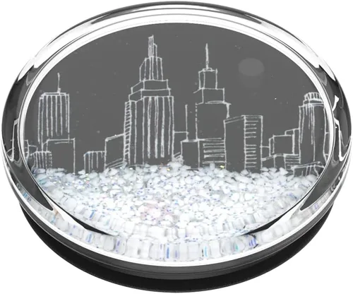 Vista 3 de PopSockets Agarre para teléfono con soporte expansible, Tidepool - City Scape