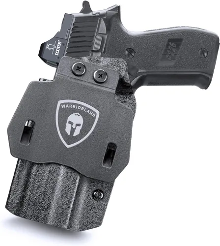 Vista 22 de WARRIORLAND Funda OWB Kydex con corte óptico, ajuste seleccionado para Glock 17/19/19X/43/43X MOS, sin riel 1911, Hellcat/Hellcat Pro, Taurus