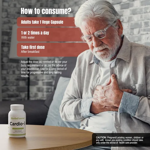 Vista 4 de Herbsforever Suplemento herbario ayurvédico Cardio-B 90 cápsulas vegetales 800 mg cada una