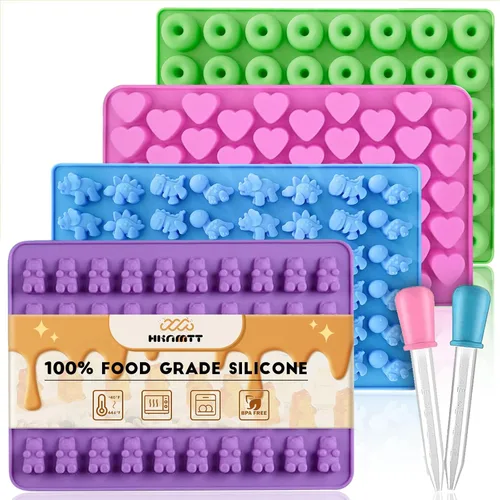 Vista 31 de HKNMTT Moldes de Silicona Mini Forma Redonda, 468 Cavidades Bandeja de Horneado de Pequeñas Semi Esferas Moldes para Golosinas para Perros y Dulces