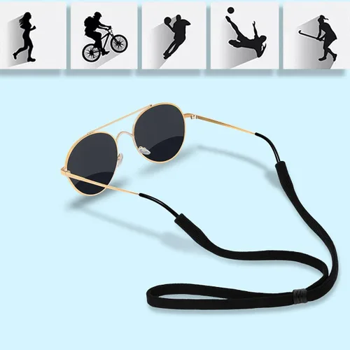 Vista 5 de Correa de gafas (2 piezas) Correa de gafas deportivas Retenedor ajustable de gafas de sol para hombres mujeres