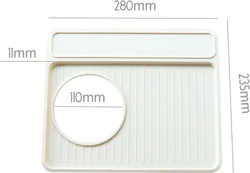 Vista 6 de NOTSEK Alfombrilla de Tampado para Breville 870/880, Alfombrilla Superior de Silicona para Accesorios de Máquina Espresso Breville, Previene