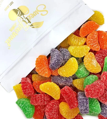 Vista 6 de SweetGourmet - Rodajas de frutas surtidas Caramelos de gelatina a granel 1 libra