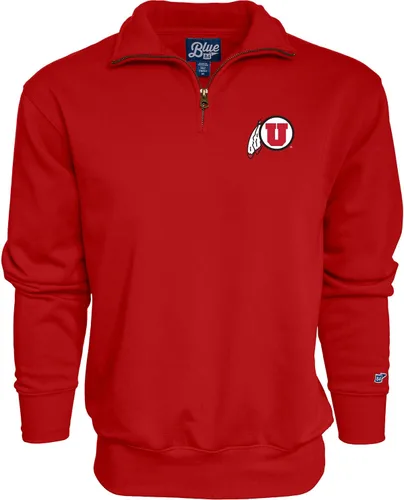 Vista 46 de Blue 84 Sudadera con cremallera de un cuarto para hombre de la NCAA