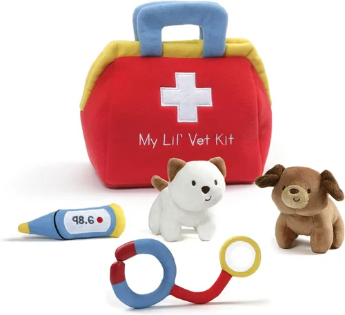 Vista 15 de GUND Baby Mi Primera Canasta de Pascua Juego de Peluche de 5 Piezas con Sonajero, Chirriador y Juguetes de Peluche Arrugados, Juguete Sensorial
