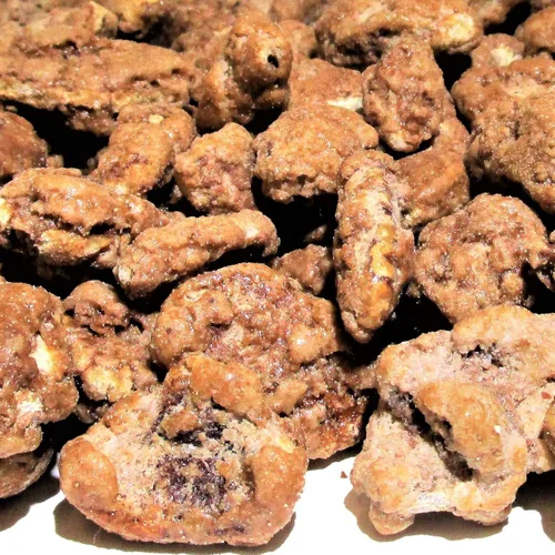 Vista 6 de It's Delish, almendras cubiertas de caramelo con sabor a canela, 2 libras a granel