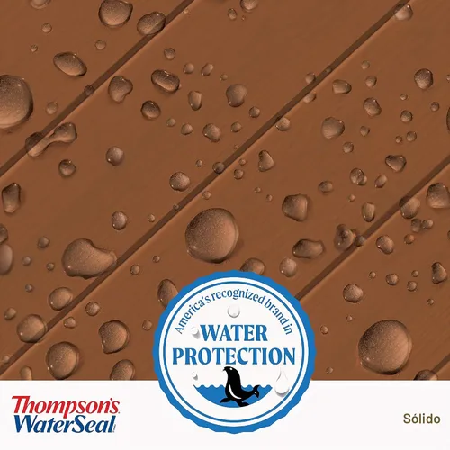 Vista 7 de Thompson’s WaterSeal sellador y repelente de manchas impermeable para madera de color sólido, cedro natural, 1 galón