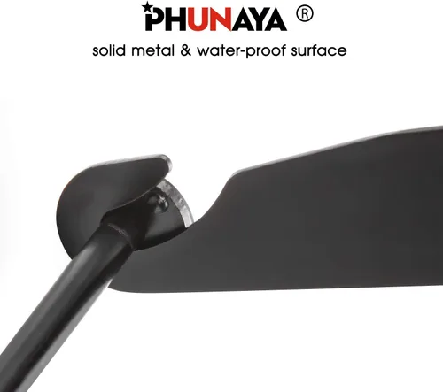Vista 6 de PHUNAYA Soporte de pared para toallas de papel para debajo del gabinete, para cocina del hogar, acero inoxidable para rollos grandes, color negro