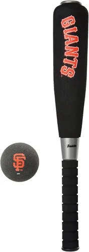 Vista 32 de Franklin Sports MLB Bate de béisbol de espuma jumbo + juegos de pelotas, bates de béisbol de espuma de gran tamaño para niños + pelotas de béisbol