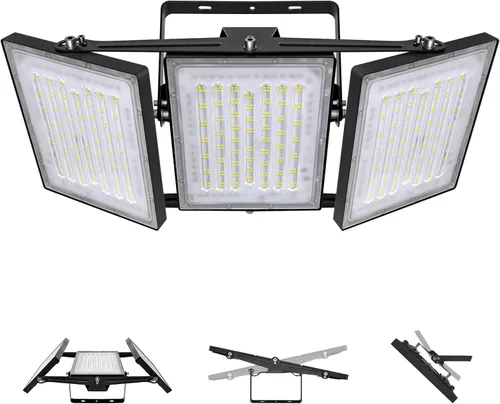 Vista 19 de STASUN - Luz de inundación LED para exteriores, 150 W, 15000 lúmenes, 6000 K, luz blanca IP66, impermeable, luz de estacionamiento comercial, 3