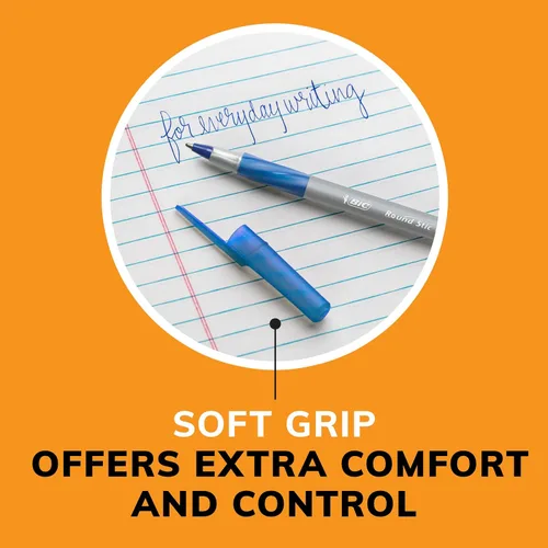 Vista 7 de Bolígrafo Grip Stic de BIC, Azul 12