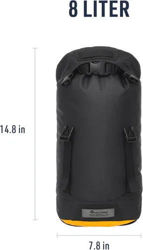 Vista 5 de Sea to Summit eVac - Bolsa seca de compresión resistente al agua, 8 litros