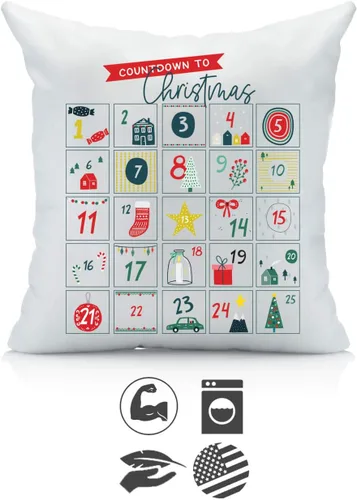 Vista 25 de Oh, Susannah Funda de almohada de 18 x 18 pulgadas con texto en inglés "Baby Its Cold Outside So Let's Cuddle", funda de almohada de Navidad