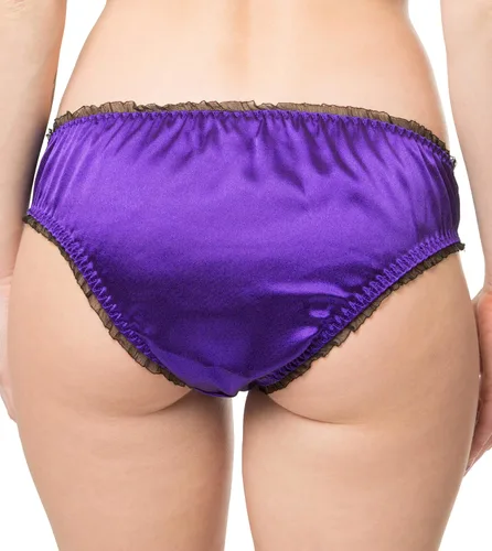 Vista 3 de Satini Tanga Bikini - Bragas de satén para mujer