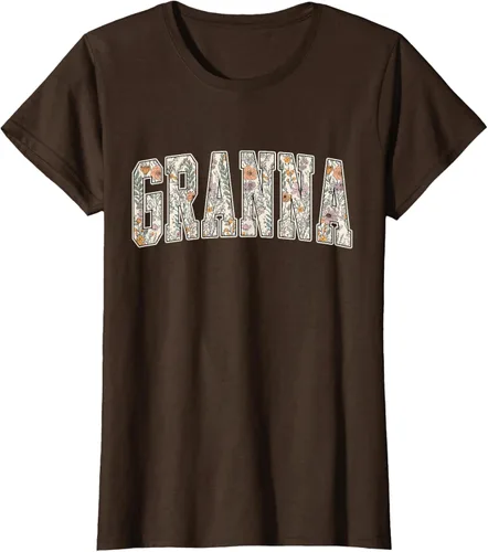 Vista 19 de Granna - Camiseta retro para el día de la madre Negro