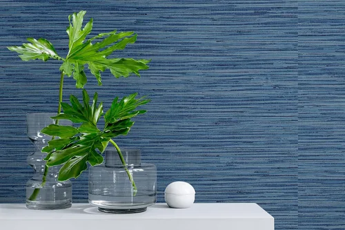 Vista 2 de NextWall Stacy Garcia Home - Papel tapiz de imitación para despegar y pegar (azul marino)