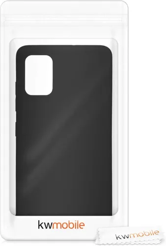 Vista 7 de kwmobile Funda compatible con Samsung Galaxy A51 - Funda protectora de silicona TPU suave y delgada, color negro mate