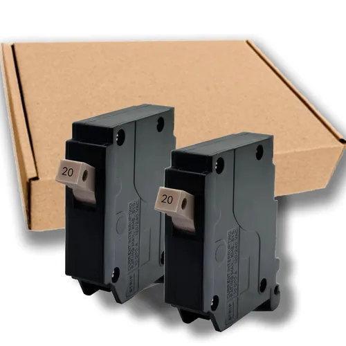 Vista 8 de Interruptor de circuito de 15 Amp, 1 polo, tipo de enchufe de 3/4 de pulgada, disyuntor de caja moldeada compatible con centros de carga OEM, 10KA