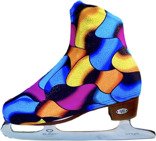 Vista 12 de Ice Fire 1 par de fundas para botas de patinaje Protector duradero para botas de hielo/figura/patines Tamaño universal Accesorio de patinaje