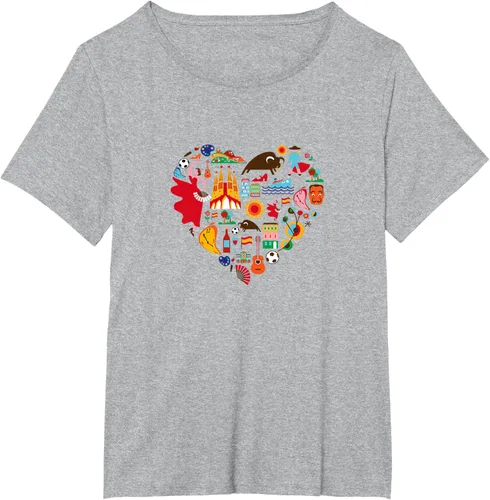 Vista 16 de I Love España Cute Español Orgullo, Madrid Barcelona playera, niños 10, Lemon Limón