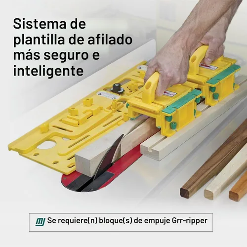 Vista 3 de Plantilla para corte oblicuo para carpintería (funciona con el GRR-RIPPER), de Microdial