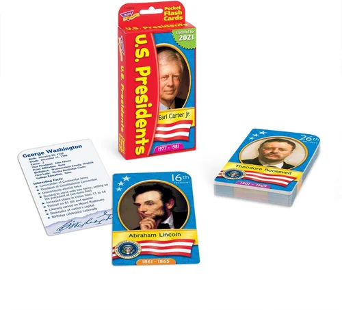 Vista 3 de Presidentes de EE.UU tarjetas de bolsillo