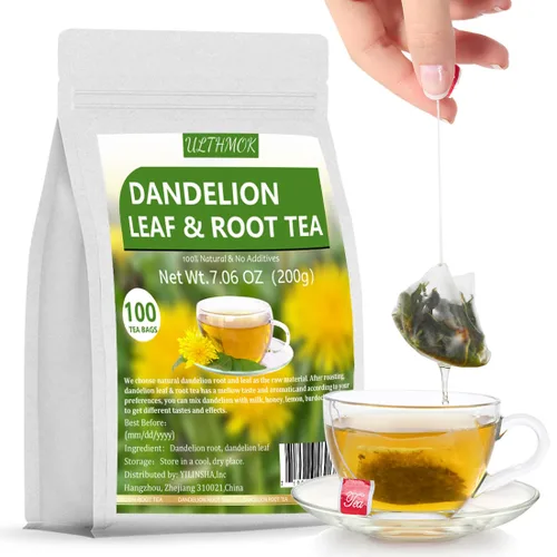 Vista 14 de Bolsas de té de raíz de bardana premium, 60 bolsas de té/6.4 onzas, té de bardana 100% natural, sin aditivos, sin cafeína.