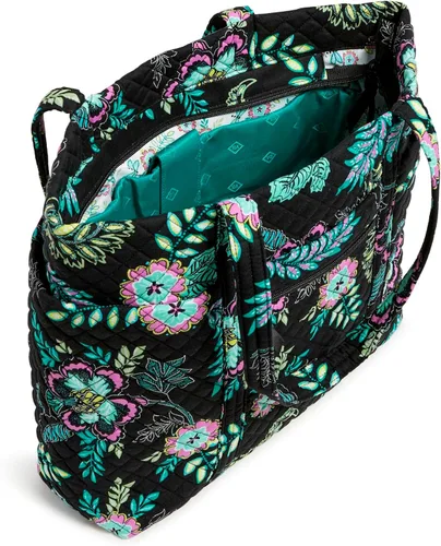 Vista 4 de Vera Bradley Cotton Deluxe Vera Tote Bag