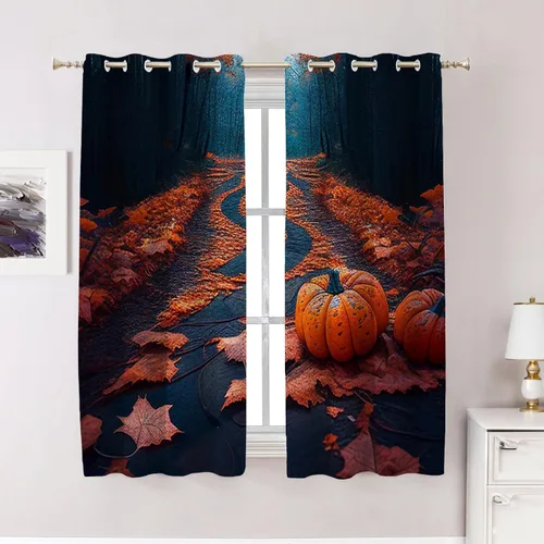 Vista 108 de Cortinas geométricas de cocina para ventanas, color negro, blanco, turquesa, cenefas opacas de poliéster multicapa para cocina, paquete de 2