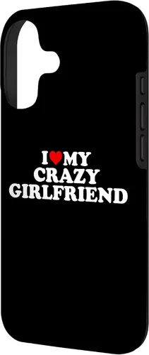 Vista 2 de Ich Liebe Meine verrückte Freundin GF - Rotes Herz [German Language] Case for iPhone 17