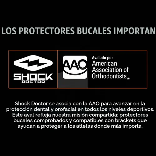 Vista 6 de Shock Doctor Braces - Protector bucal para deportes, protector bucal superior e inferior para lacrosse, hockey, béisbol, fútbol