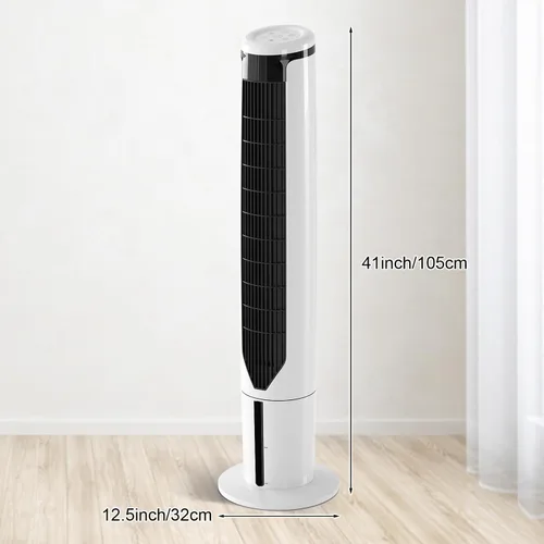Vista 7 de ARLIME Enfriador de aire evaporativo, ventilador de torre de enfriamiento portátil 3 en 1 con control remoto, oscilación de 70°, 3 velocidades