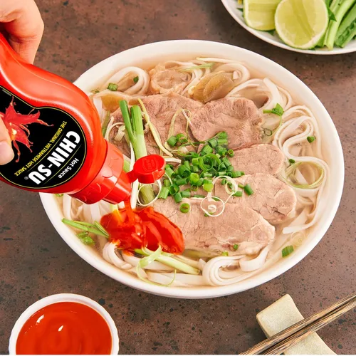 Vista 4 de CHIN-SU Salsa de chile vietnamita original 8.82 oz - Salsa picante dulce